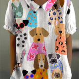 Tilly | Camicia con Cagnolini