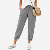 Elvira | Pantaloni a Righe Comodi