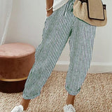 Pantaloni Fluidi Beige
