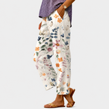 Pantaloni Casual a Fiori
