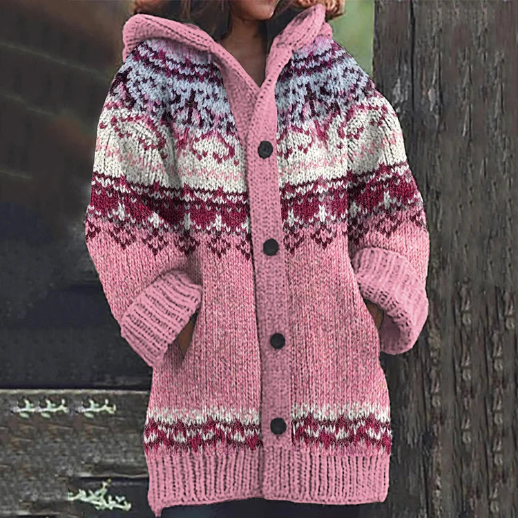 Aya | Cardigan lungo in maglia morbida e calda
