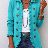 Sylvaine | Giacca in Maglia Turchese