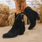Calla | Stivali da Cowboy con Frange