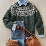 Osvaine | Maglione classico in stile vintage