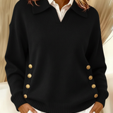 Vynette | Maglione con Collo a Polo