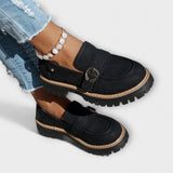Lora™ | Mocassini casual a punta rotonda