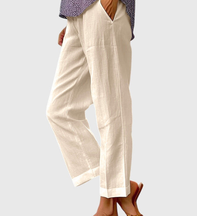 Elaine | Pantaloni Bianchi