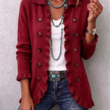 Marthe | Giacca in Maglia Rossa