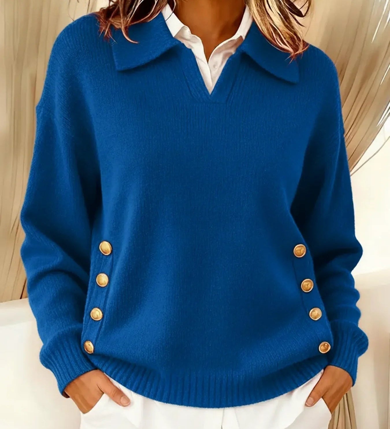 Vynette | Maglione con Collo a Polo