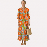 Robe charmante Alba con stampa floreale