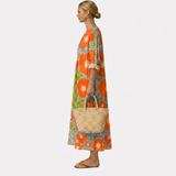 Robe charmante Alba con stampa floreale