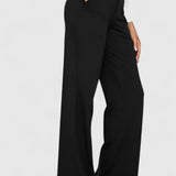 Hilary | Pantaloni Neri a Gamba Larga