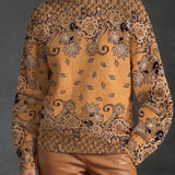Oleander™ | Collo Alto Paisley Caramello