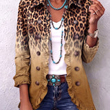 Paule | Giacca Leopardo Ocra