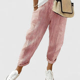Elvira | Pantaloni a Righe Comodi