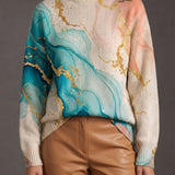 Verity™ | Maglione a Collo Alto Marmorizzato