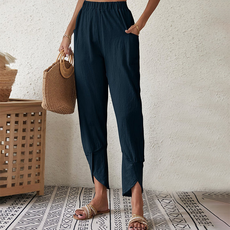 Essari | Pantaloni con Orlo Grezzo